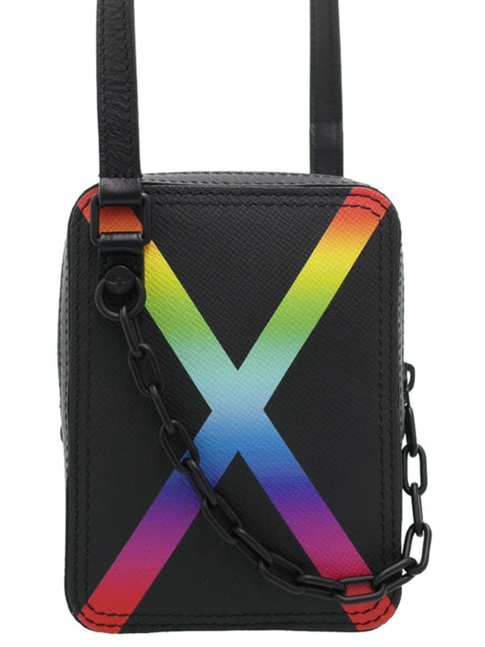 Louis Vuitton Taiga Rainbow Danube Messenger Shoulder Bag